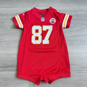 Nike NFL Travis Kelce KC Chiefs Baby Jersey Romper – 12M and 18M